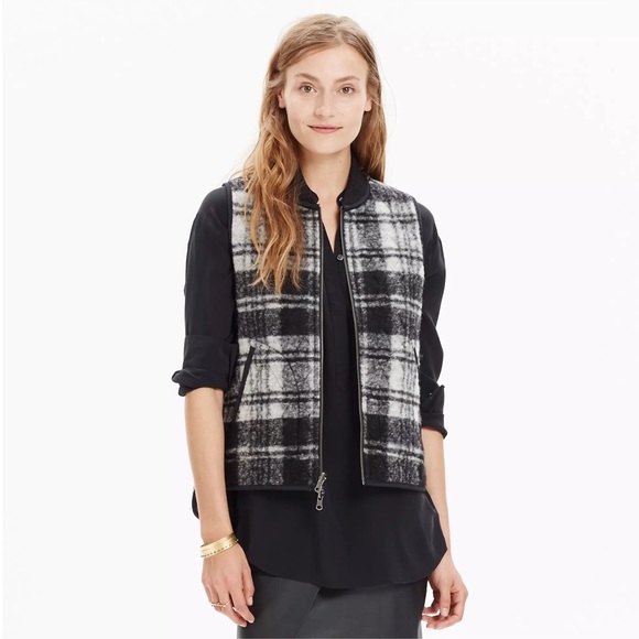 MADEWELL Reversible Vest in Copeland Plaid - Picture 3 of 11